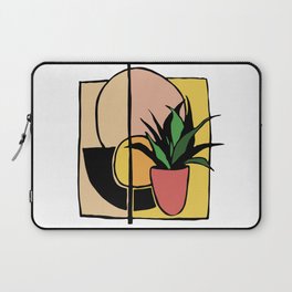 Abstract Plant Portrait Laptop Sleeve