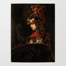 Pallas Athena by Rembrandt Catalysis Culture Special Signature Poster