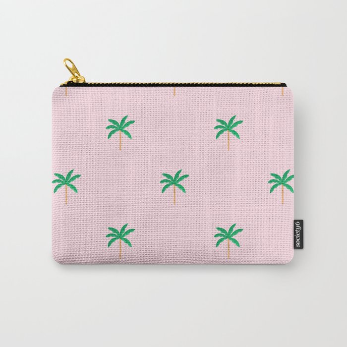 Palm trees pastel pattern Carry-All Pouch