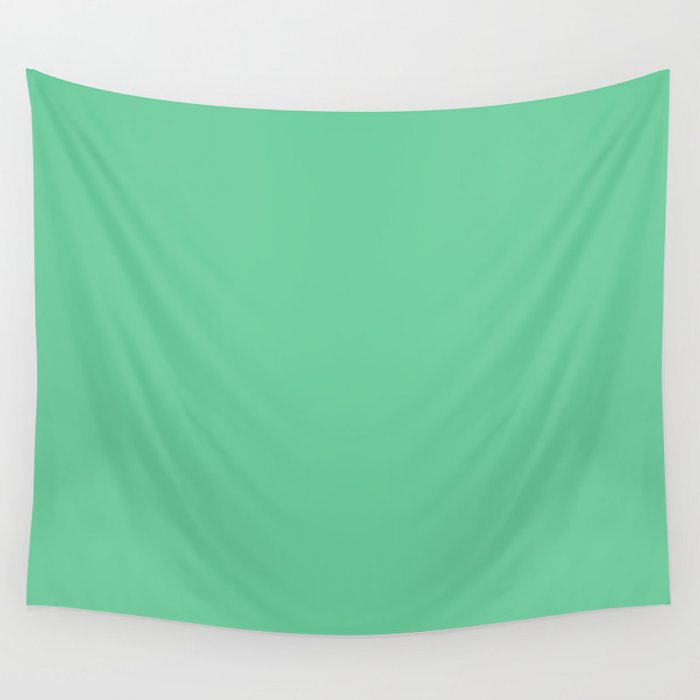 SPRING BUD color. Pastel green solid color Wall Tapestry
