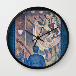 Le Chahut, The Can-Can by Georges Seurat Wall Clock