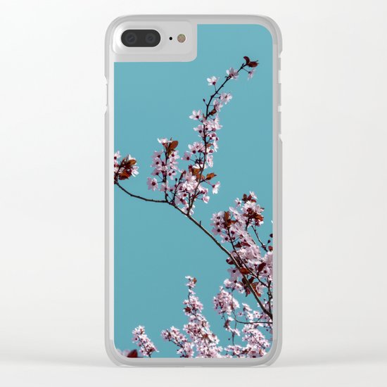 Tree in spring Clear iPhone Case