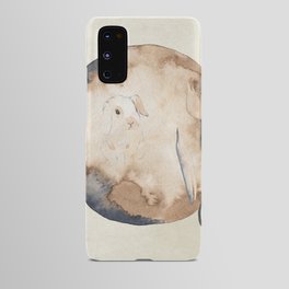 Bunny in the Moon Android Case
