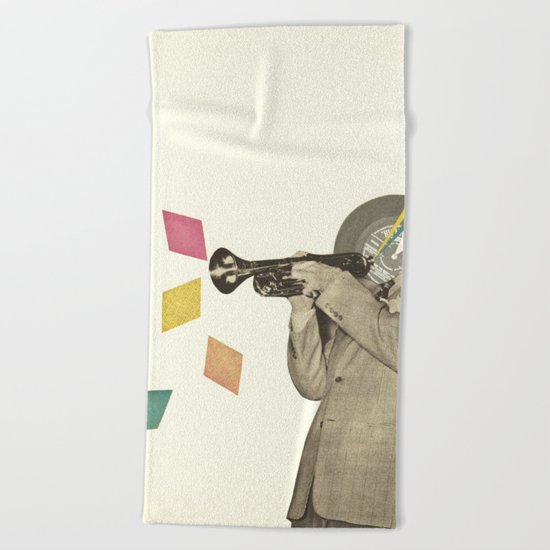 Blue Note Beach Towel