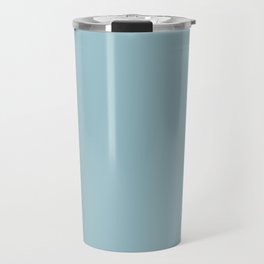 Sleepy Comfort Light Pastel Blue Solid Color Pairs To Sherwin Williams Rest Assured SW 9061 Travel Mug