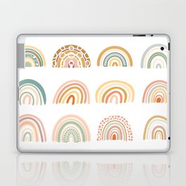 Boho Rainbow, Bohemian style Laptop Skin