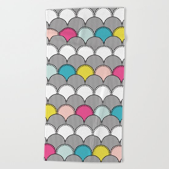 Mermaid Scales Beach Towel
