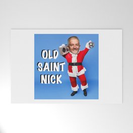 Old Saint Nick Welcome Mat