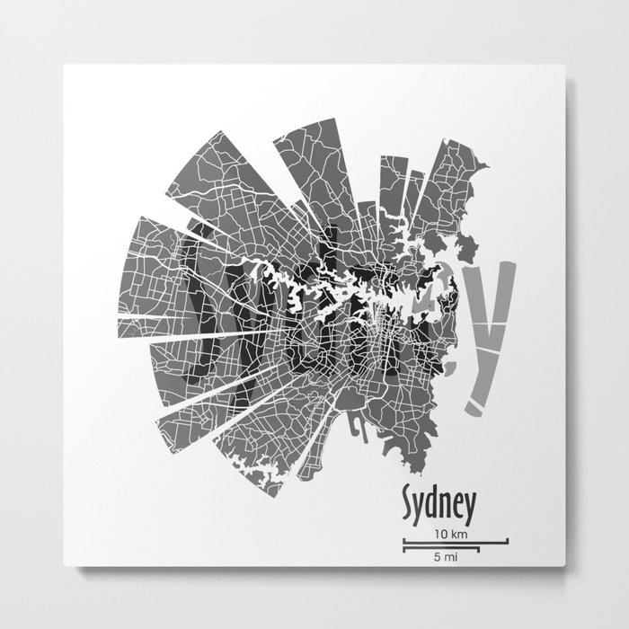 Sydney Metal Print