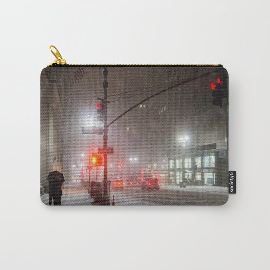 New York City Snow Romance Carry-All Pouch