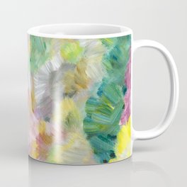Autumn in Dunkeld Coffee Mug | Woods, River, Colorful, Yellow, Forest, Painting, Trees, Scottish, Landscape, Acrylic 