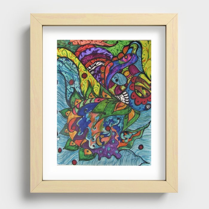 Morning in India Recessed Framed Print