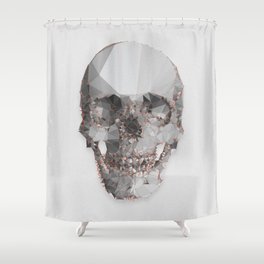 Skull mesh Shower Curtain