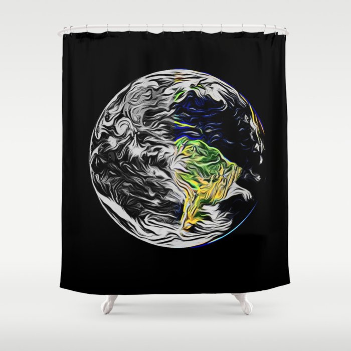 Save the Earth Shower Curtain
