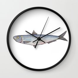 Sardine: Fish of Portgual Wall Clock