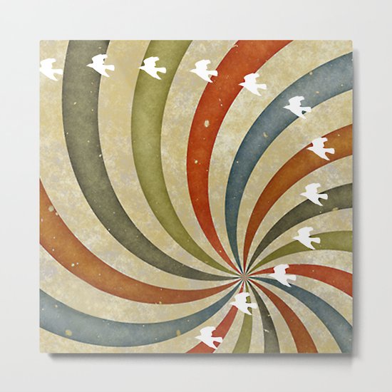 migratory birds Metal Print