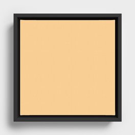 Harvester Orange Framed Canvas