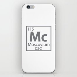Moscovium - Russian Science Periodic Table iPhone Skin