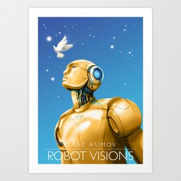 Asimov Robot Visions Art Print
