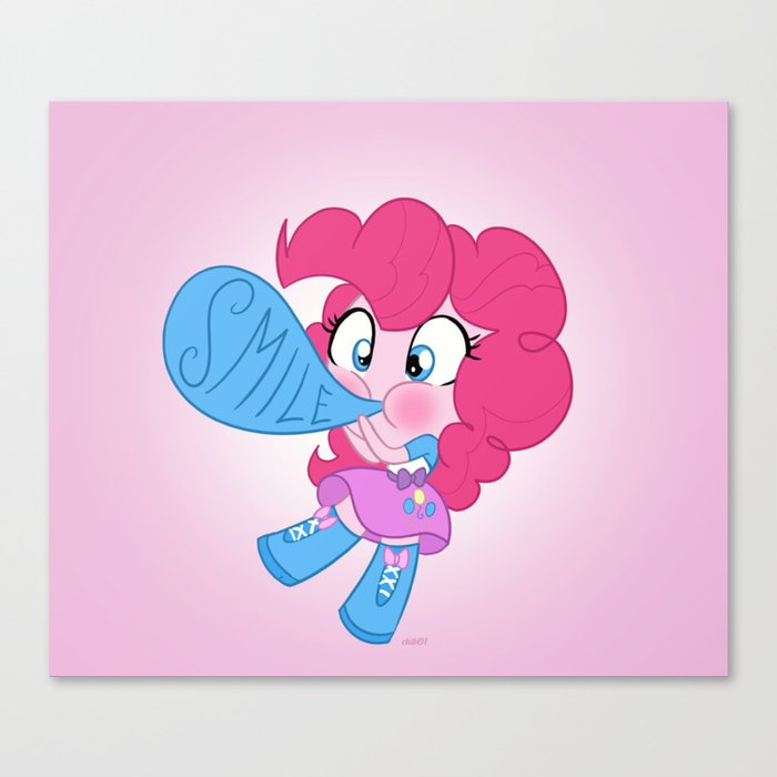 Cute Equestria Girls - Pinkie Pie Canvas Print