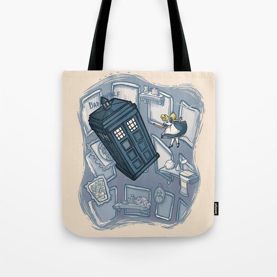 Falling Tote Bag