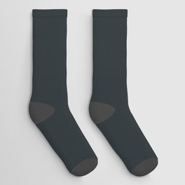 Shadowy Black Socks