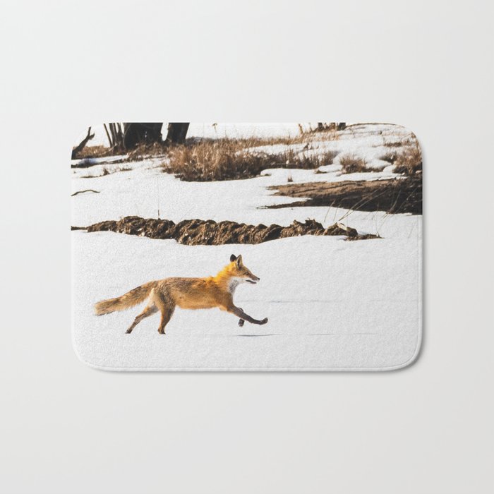 Winter Fox Bath Mat