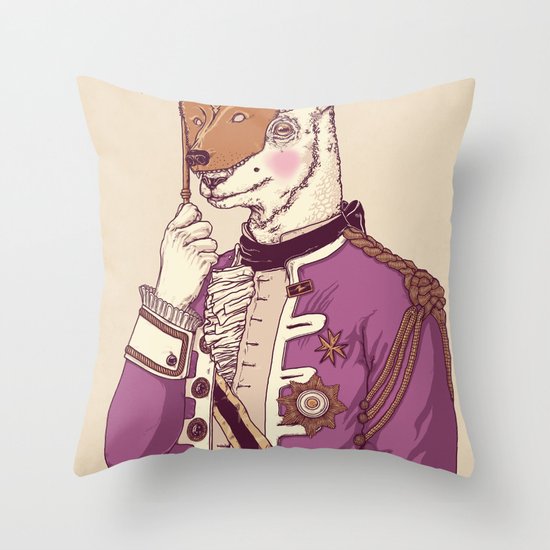 LAMB´S DISGUISE PARTY TEE Throw Pillow