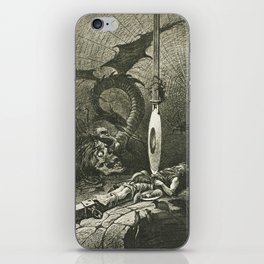 The Pit and the Pendulum illustration iPhone Skin