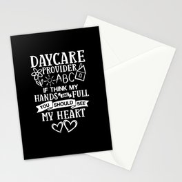 Daycare Provider Thank You Childcare Babysitter Stationery Card