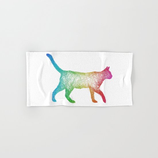 Cat Hand & Bath Towel