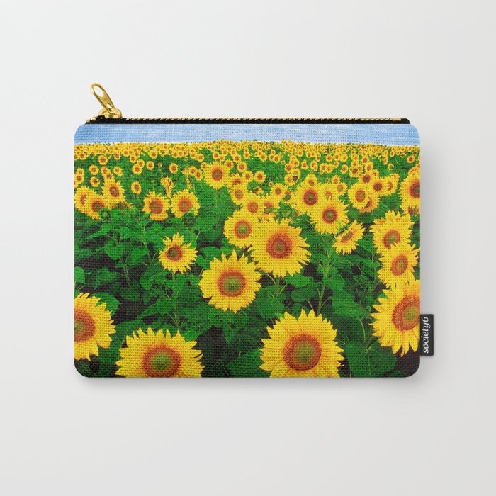 Sunflower art decoration ideas best design Carry-All Pouch