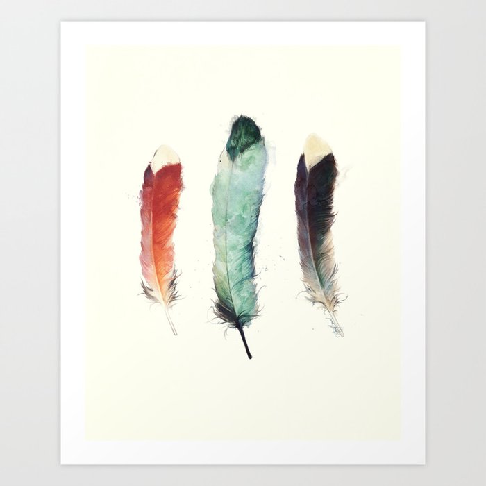 Discover the motif FEATHERS by Amy Hamilton as a print at TOPPOSTER