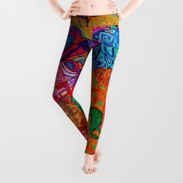 Born into a Very Different World Leggings