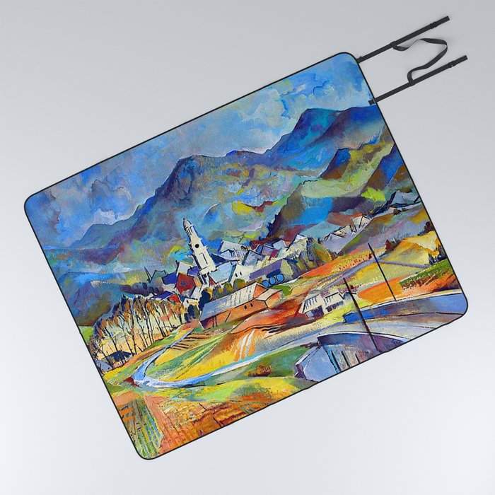 Will Stevens Smoky Mountain Landscape Picnic Blanket
