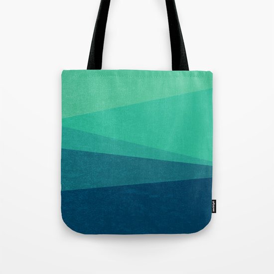Stripe VIII Minty Tote Bag