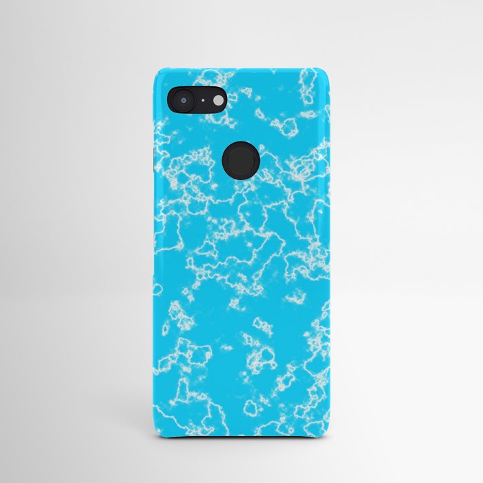 Lightning blue marble Android Case