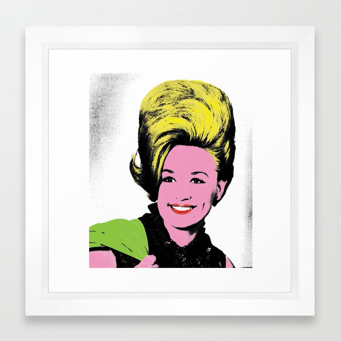 Dolly Parton Framed Art Print by genuinenashville | Society6