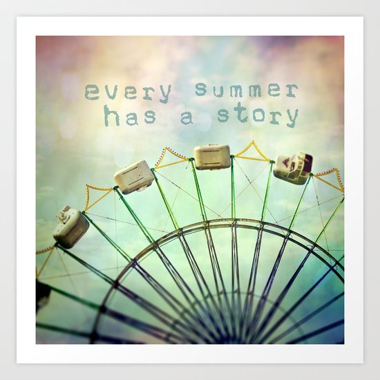 every summer has a story Art Print