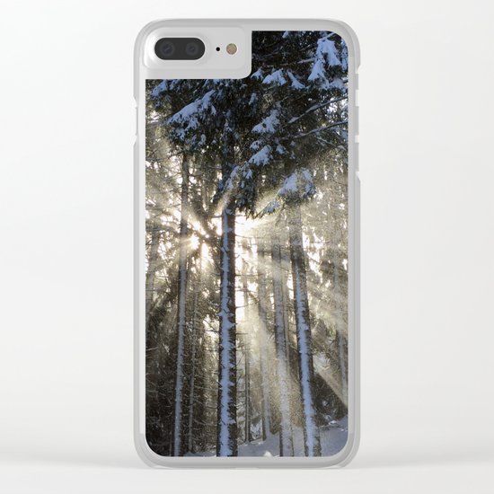 Winter Wonderland Clear iPhone Case