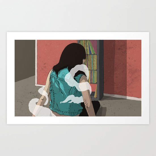 Hard Records Art Print