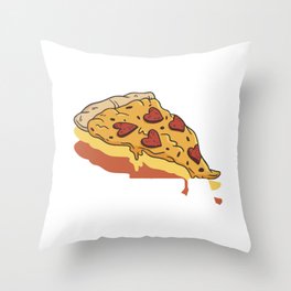 Eat Sleep Pizza Repeat Throw Pillow
