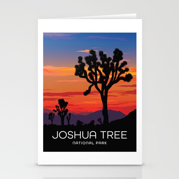 Joshua Tree National Park at Sunset Stationery Cards