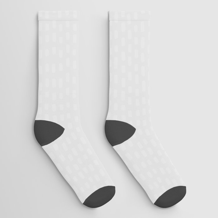 Bohemian Fine Texture Grey Socks