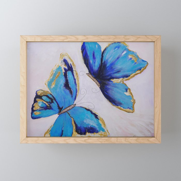 Butterflies Framed Mini Art Print
