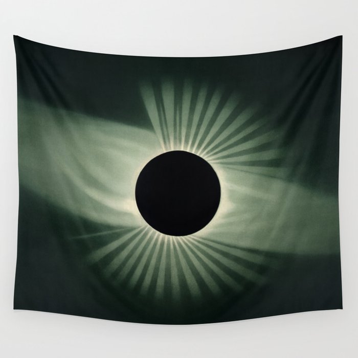 Total Eclipse of the Sun by Etienne Leopold Trouvelot Wall Tapestry