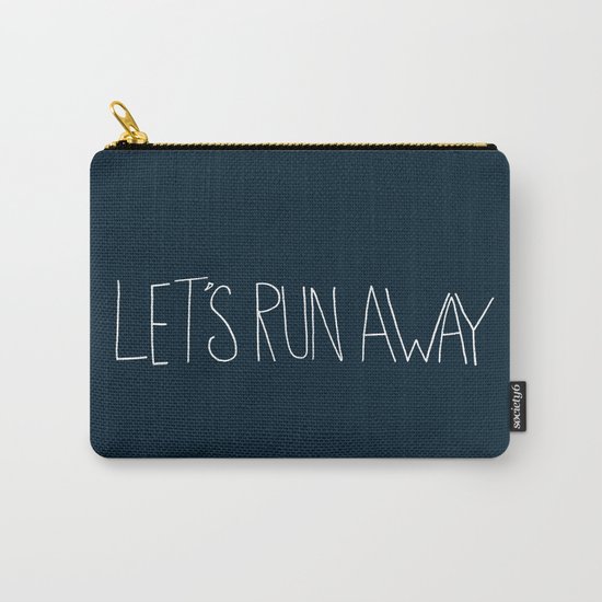 Let's Run Away: Cannon Beach, Oregon Carry-All Pouch
