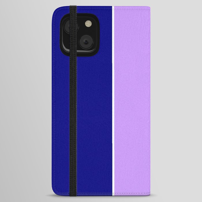 Just four colors 1 Blue and purple iPhone Wallet Case