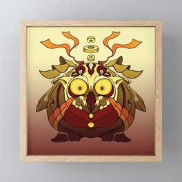 Owl Fierce Framed Mini Art Print
