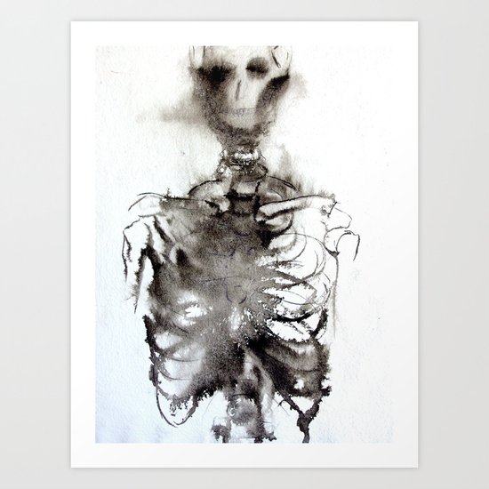 Bones Art Print
